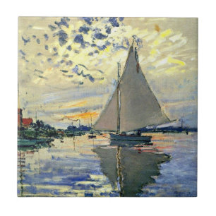 Carreau En Céramique Monet - Voilier au Petit-Gennevilliers
