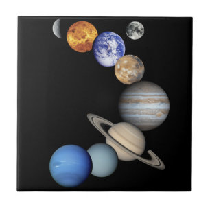 Carreau En Céramique Montage du système solaire