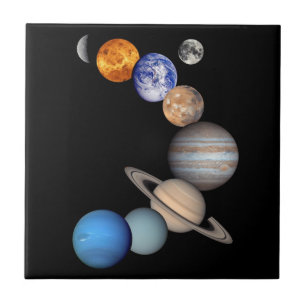 Carreau En Céramique Montage du système solaire photos de planètes JPL