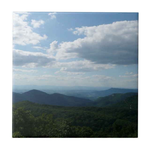 Carreau En Céramique Montagnes Appalaches II Shenandoah (Devant)