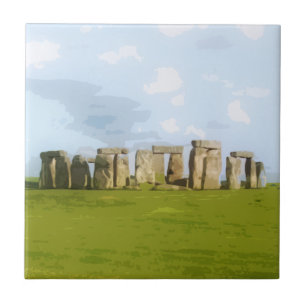 Carreau En Céramique Monument en pierre de cercle de Stonehenge