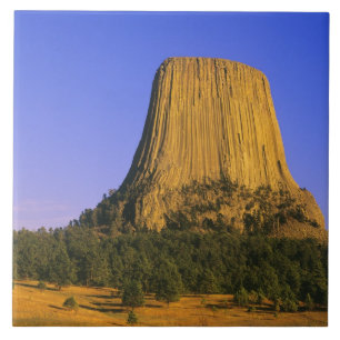 Carreau En Céramique Monument national de Devils Tower dans le Wyoming