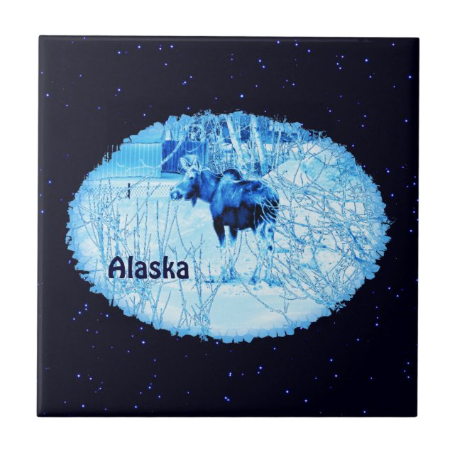 Carreau En Céramique Moose urbaine (Devant)