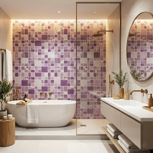Carreau En Céramique Mosaic Mauve Motif Cuisine Salle de bain Carrelage