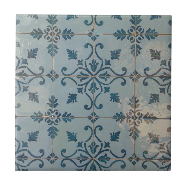 Carreau En Céramique Mosaïques de cru du Portugal (Devant)