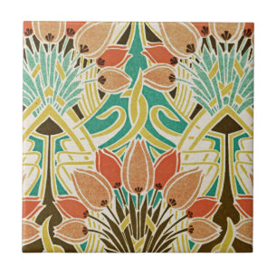 Carreau En Céramique Motif #11 de Nouveau d'art