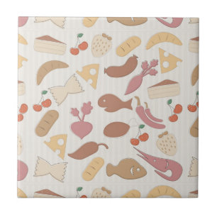 Carreau En Céramique Motif 2 de nourriture