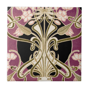 Carreau En Céramique Motif #2 de Nouveau d'art