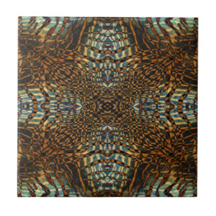 Carreau En Céramique Motif à fourrure de tigre de Kaleidoscope