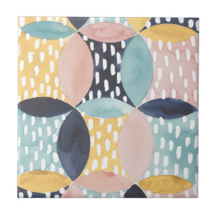Carreau En Céramique Motif abstrait de cercle