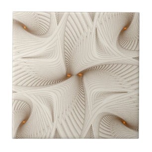 Carreau En Céramique Motif Abstrait White Wings