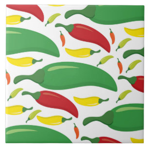 Carreau En Céramique motif au piment