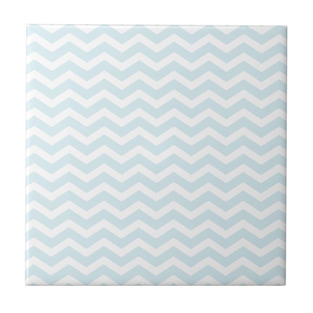 Carreau En Céramique Motif Chevron Blanc Poudre (Devant)