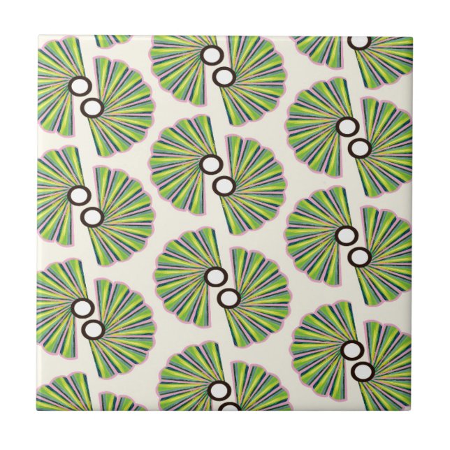 Carreau En Céramique Motif d'art déco (Devant)