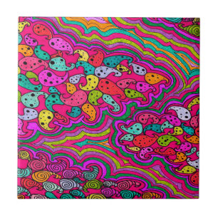 Carreau En Céramique Motif de Bohème de mod de Boho