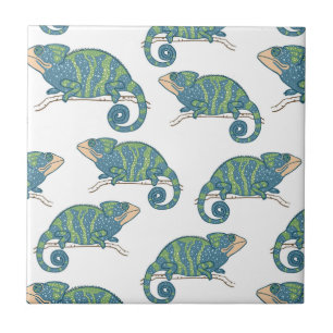 Carreau En Céramique Motif de caméléon