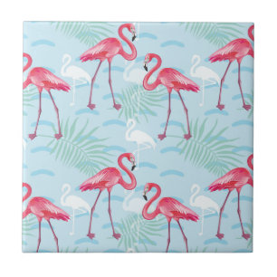 Carreau En Céramique Motif de Flamant rose