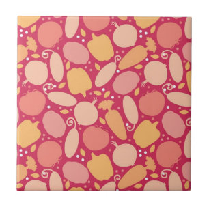 Carreau En Céramique motif de légumes colorés
