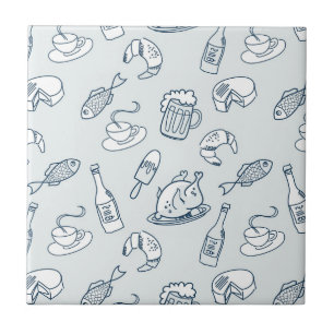 Carreau En Céramique Motif de nourriture