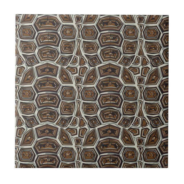 Carreau En Céramique Motif de peau de tortue (Devant)