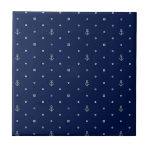 Carreau En Céramique Motif de pois d'Ancre