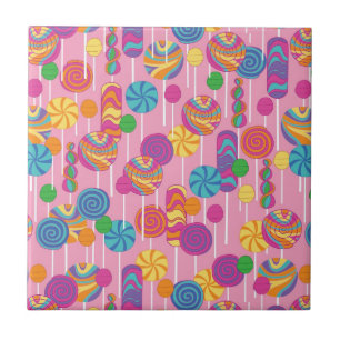 Carreau En Céramique Motif de sucrerie de lucettes