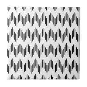 Carreau En Céramique Motif de zigzag géométrique