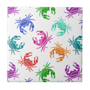 Carreau En Céramique Motif des crabes