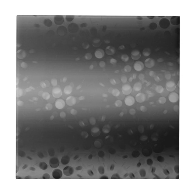 Carreau En Céramique Motif des éclats pointus - Noir, Gris, Blanc (Devant)