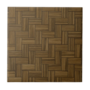 Carreau En Céramique Motif en bois en arête de poisson