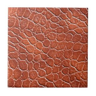 Carreau En Céramique Motif en cuir