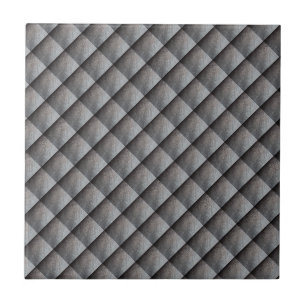 Carreau En Céramique Motif en cuir noir