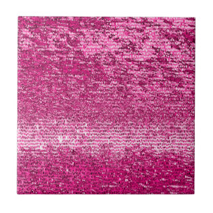 Carreau En Céramique Motif en mosaïque rose