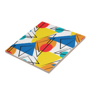 Carreau En Céramique Motif géométrique moderne rétro