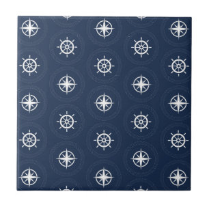 Carreau En Céramique Motif maritime d'outil
