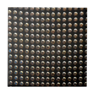 Carreau En Céramique Motif métallique de goujons