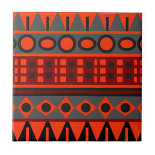 Carreau En Céramique Motif natif Aztec