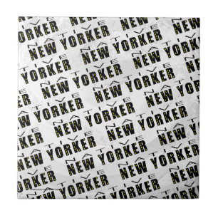 Carreau En Céramique Motif natif du New Yorker