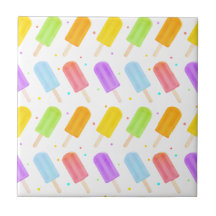 Motif populaire d'aquarelle d'été savoureux