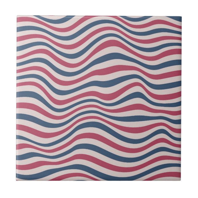 Carreau En Céramique Motif rayé 2 (Devant)