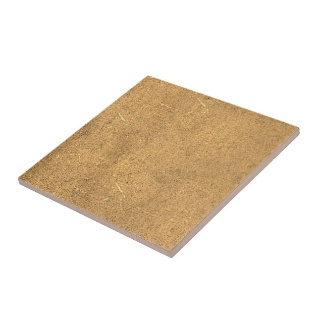 Carreau En Céramique Motif texturisé Brown de beige (Côté)