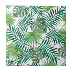 Carreau En Céramique Motif tropical de feuille