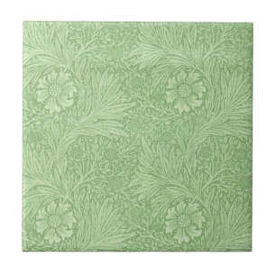 Carreau En Céramique Motif (vert) de souci de William Morris