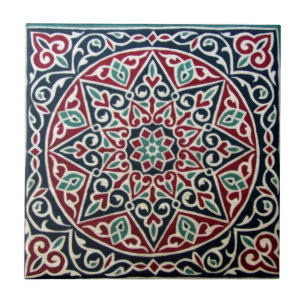 Carreau En Céramique motifs islamiques 10 d'art