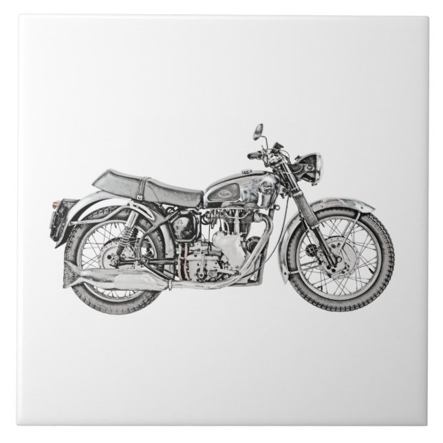 Carreau En Céramique Moto 1952 de venin de Velocette (Devant)