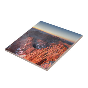 Carreau En Céramique Mt Whitney et Pinnacles Sunrise - John Muir Trail