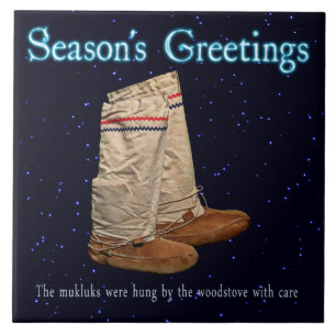 Carreau En Céramique Mukluks de Noël