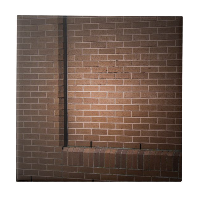 Carreau En Céramique Mur en briques rouges texturé (Devant)