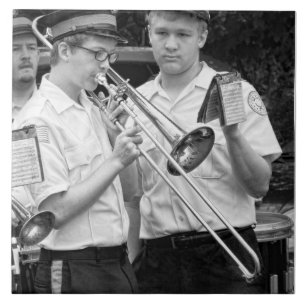 Carreau En Céramique Musique - Trombone - Une main secourable