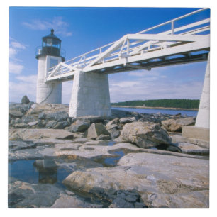 Carreau En Céramique NA, USA, Maine, Port Clyde. Point Marshall